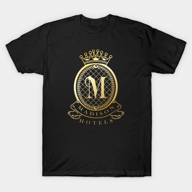 Billy Madison Hotels (Gold) T-Shirt by tvshirts